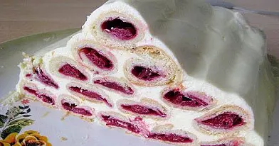 Tortas "Malkos po sniegu"