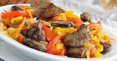 Kepenėlės su daržovėmis