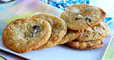 Sausainiai su baltuoju šokoladu