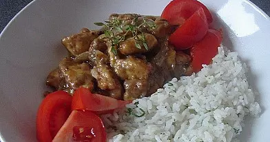 Vištiena kokoso pieno kreme