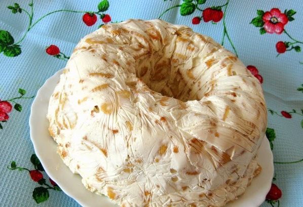 Grietininis krekerių tortas