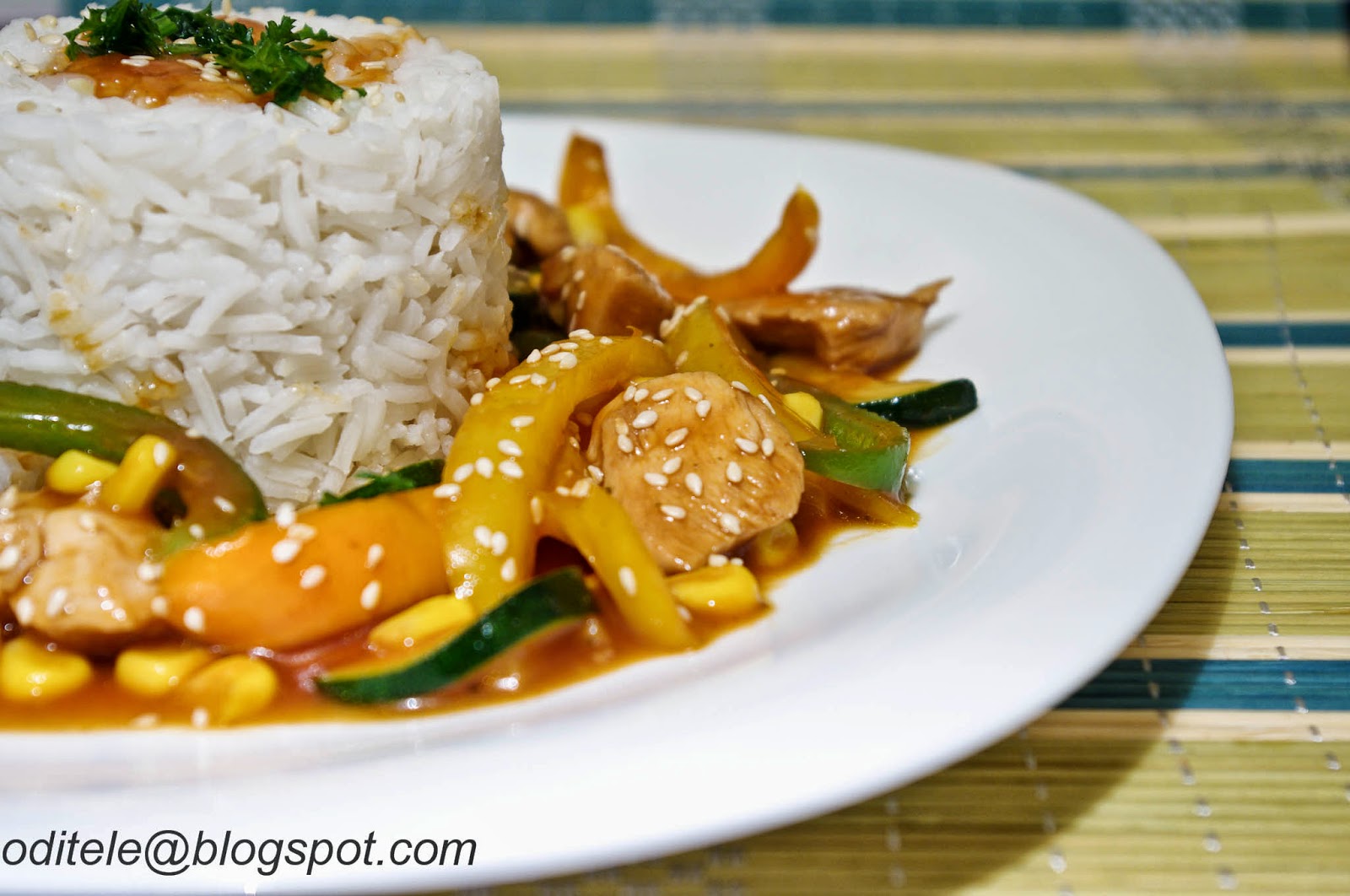 Рис с овощами по-китайски - рецепт автора Анастасия