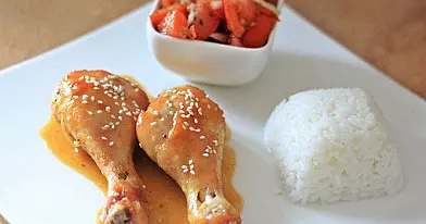 Vištiena garstyčių ir medaus padaže