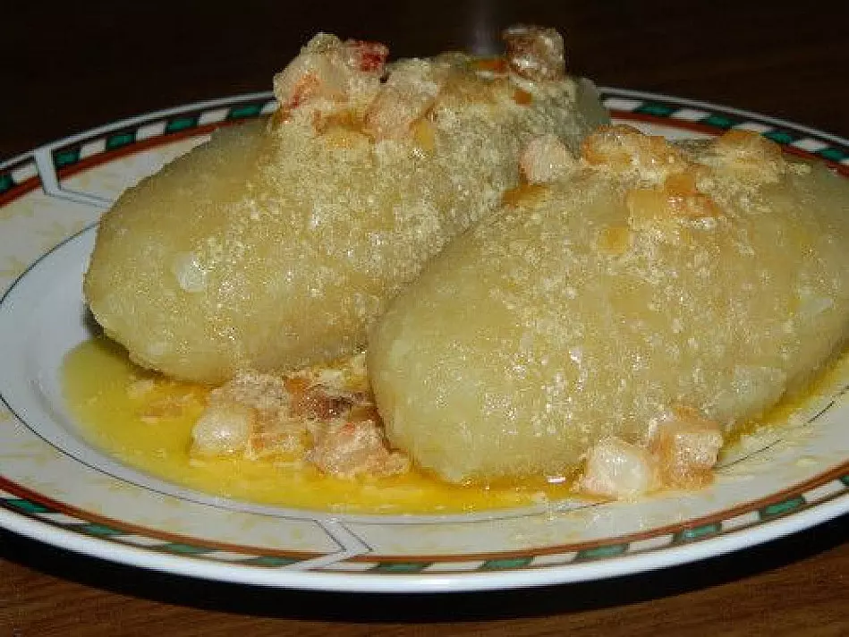 Šviežių bulvių cepelinai