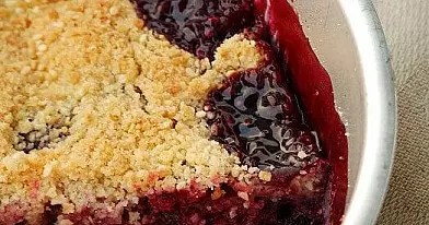 Švediškas rabarbarų trupininis