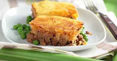 Maltos mėsos ir bulvių apkepas