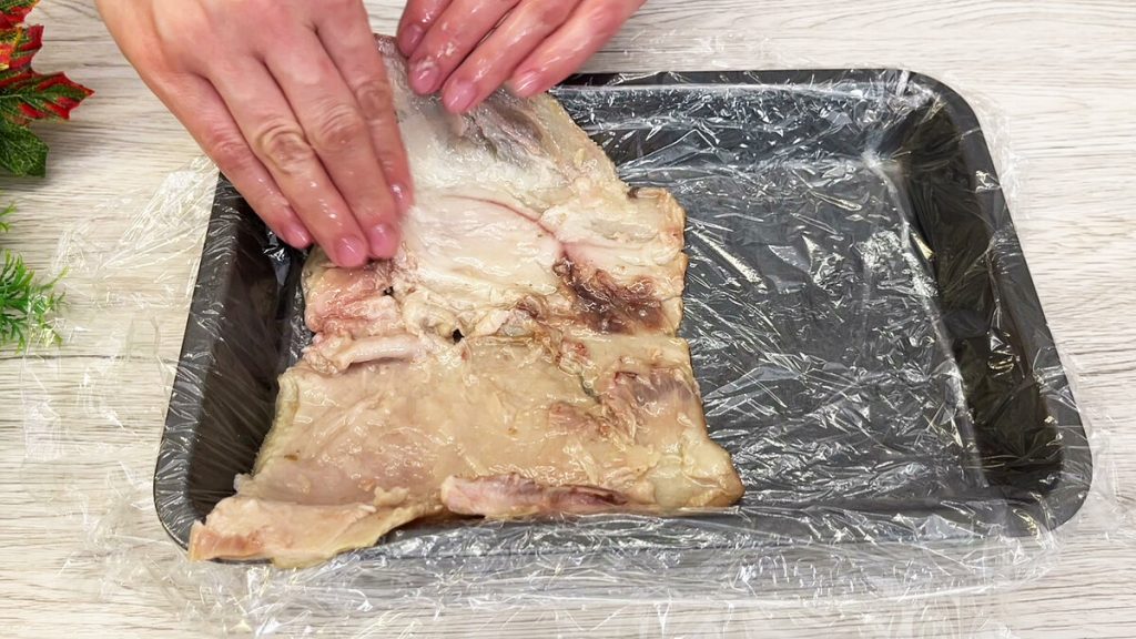 Paėmiau vištos krūtinėlę, vaflių ir paruošiau skaniausią patiekalą vakarienei
