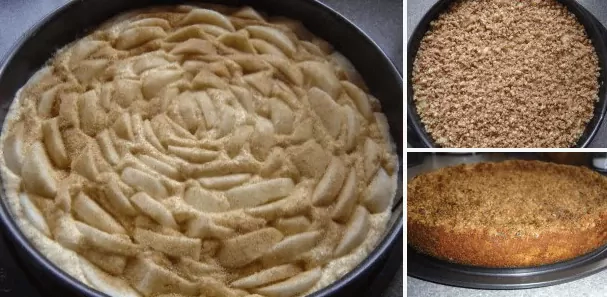 Obuolių pyragas su moliūgais