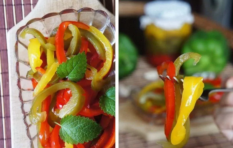 Paprikos, marinuotos su medumi | Receptas