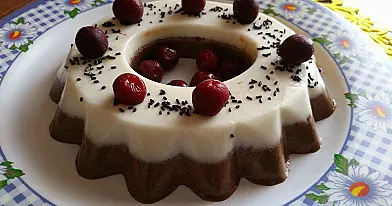 Šokolado ir pieno želės tortas