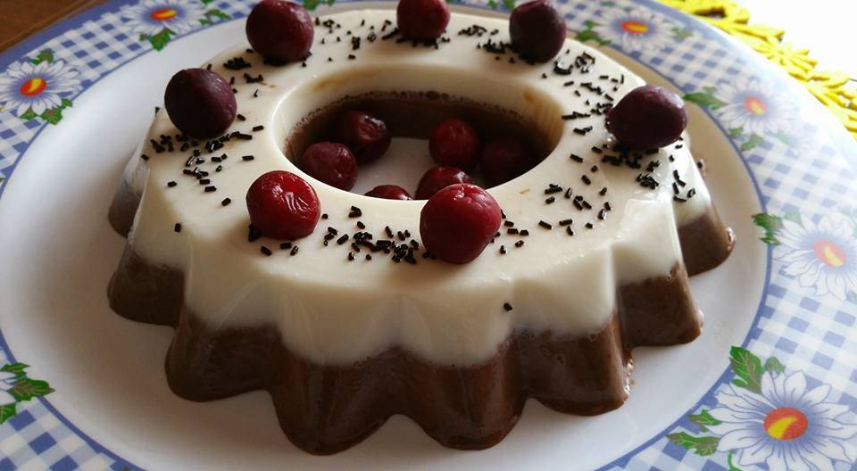 Šokolado ir pieno želės tortas
