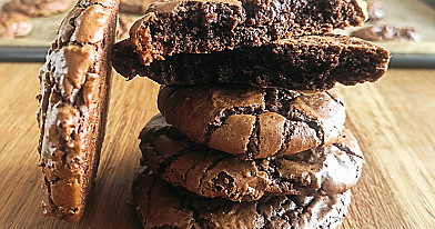 Brownie sausainiai su sviestu ir kakava