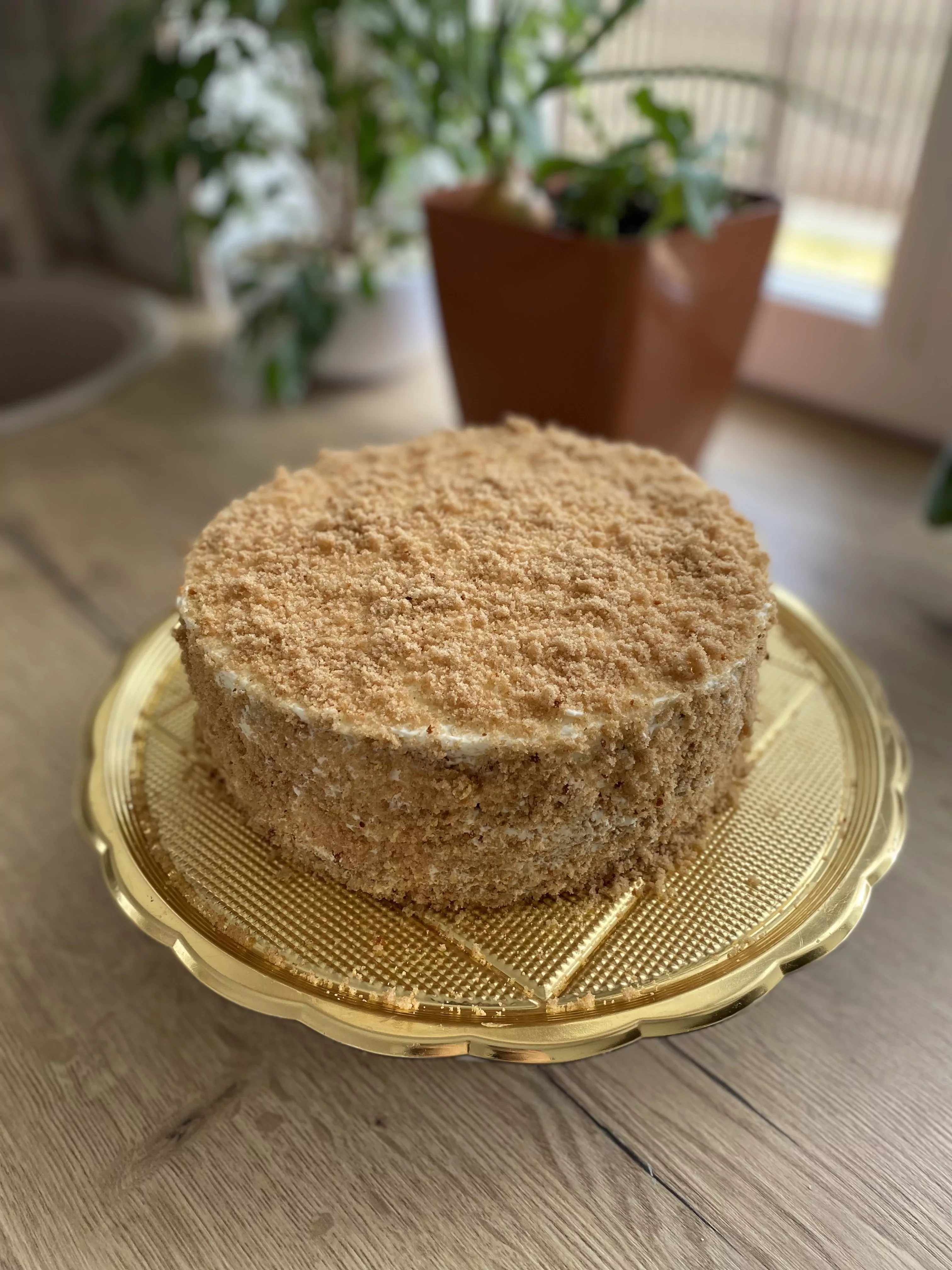 Biskvitinis medaus tortas - geriausias receptas