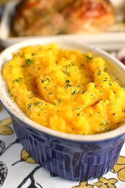 Bulvių košė su moliūgu