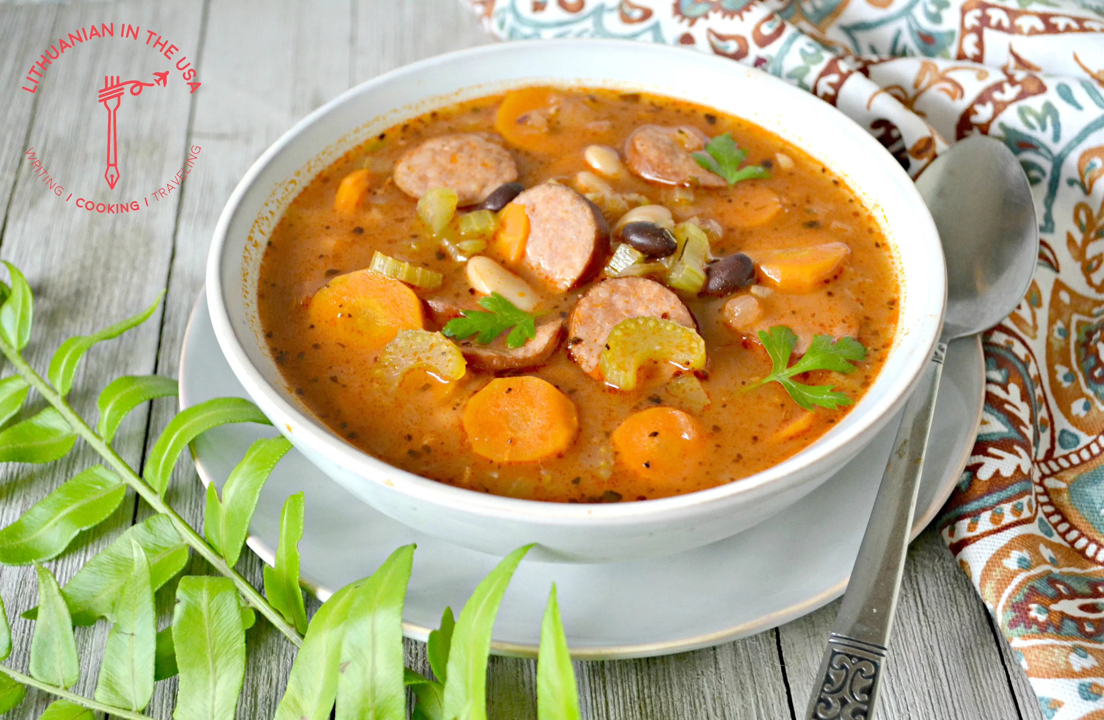 Суп из красной фасоли, пошаговый рецепт на ккал, фото, ингредиенты - Nora
