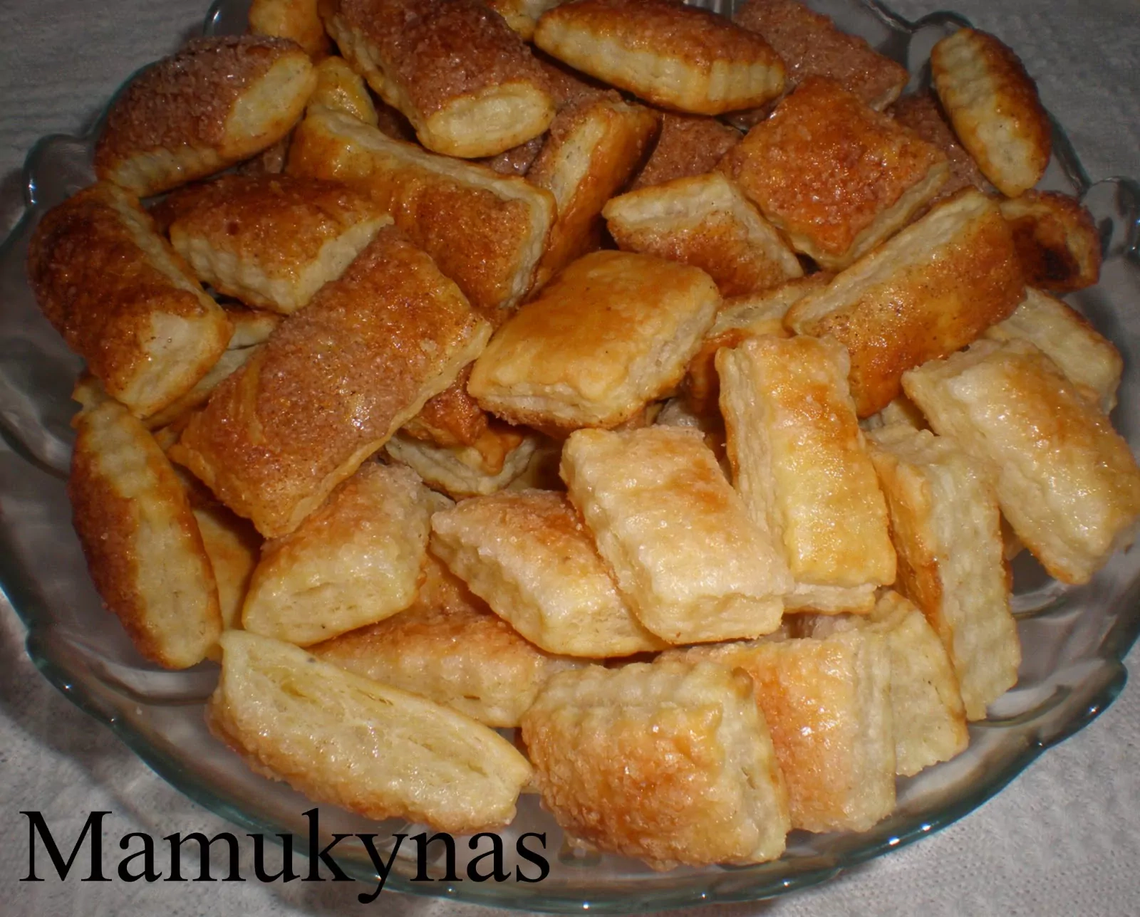 Kapotos tešlos sausainiai - pyragėliai