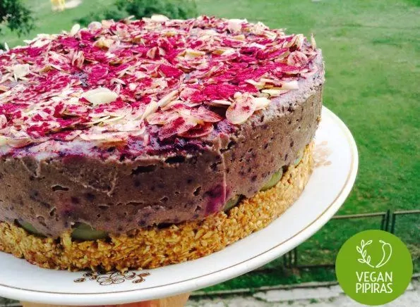 Mėgstantiems saldumą! Nekeptas tortas ir dar be cukraus!