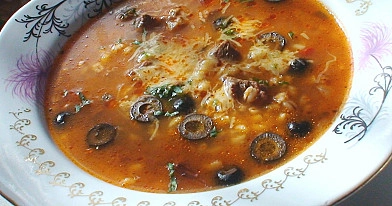 Perlinių kruopų sriuba su jautiena