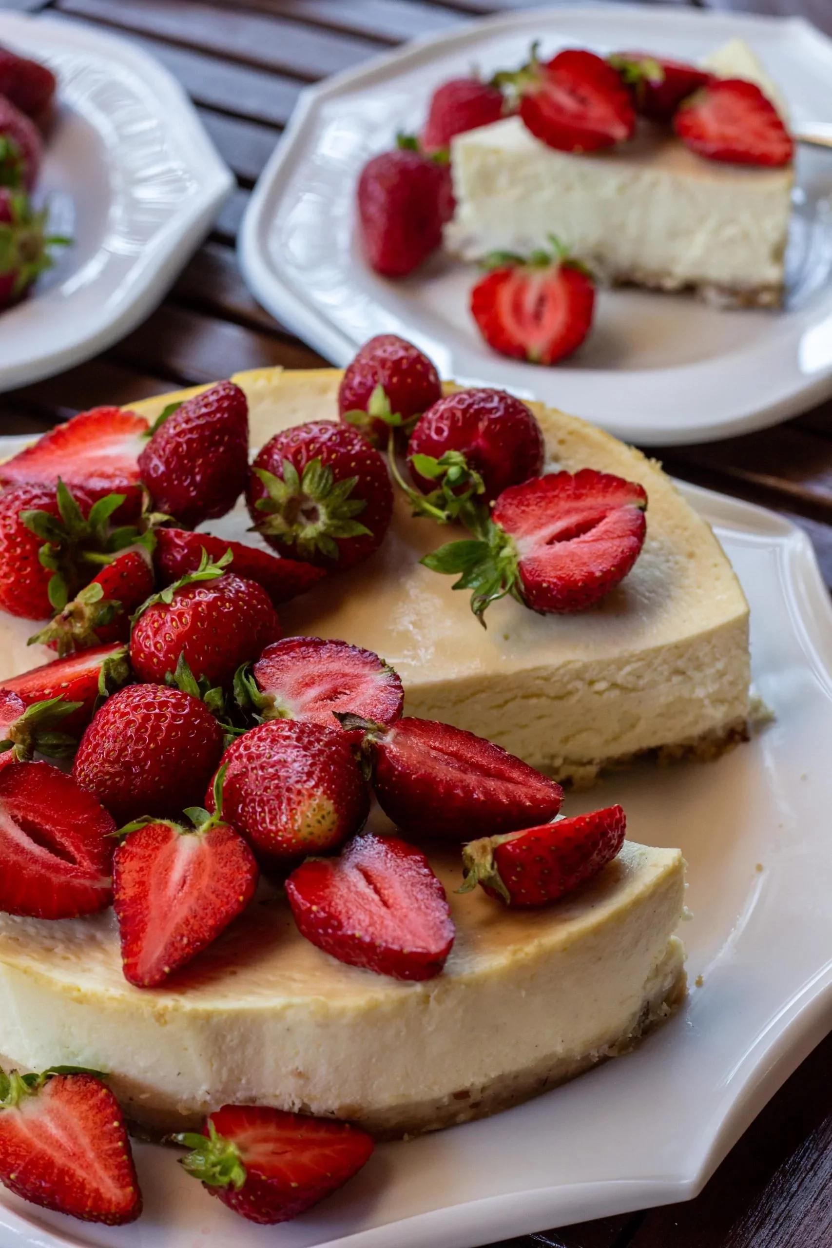 Keptas maskarponės ir rikotos sūrio pyragas - tortas