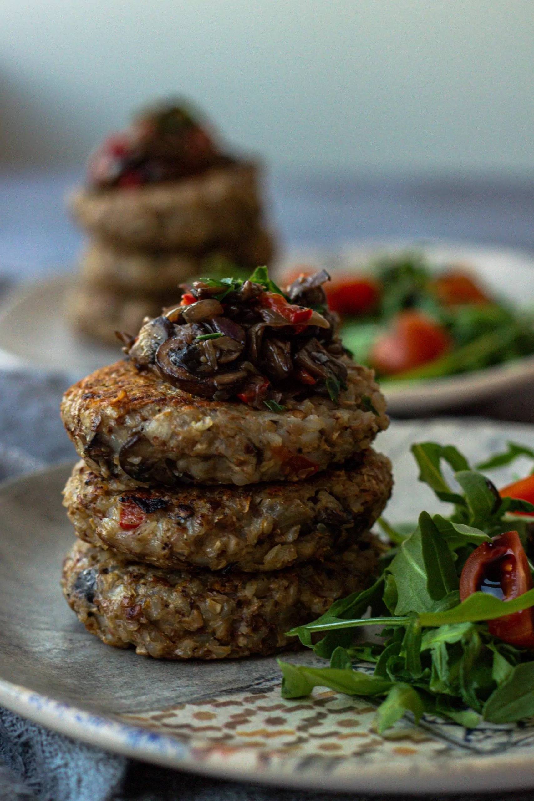 Полезные котлеты из гречки с шампиньонами