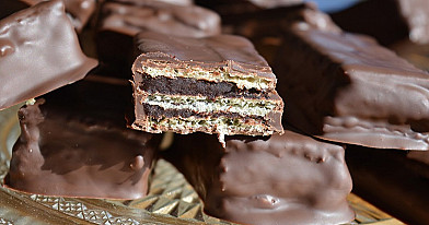 Šokoladiniai saldainiai su vafliuku ala "Fortūna"