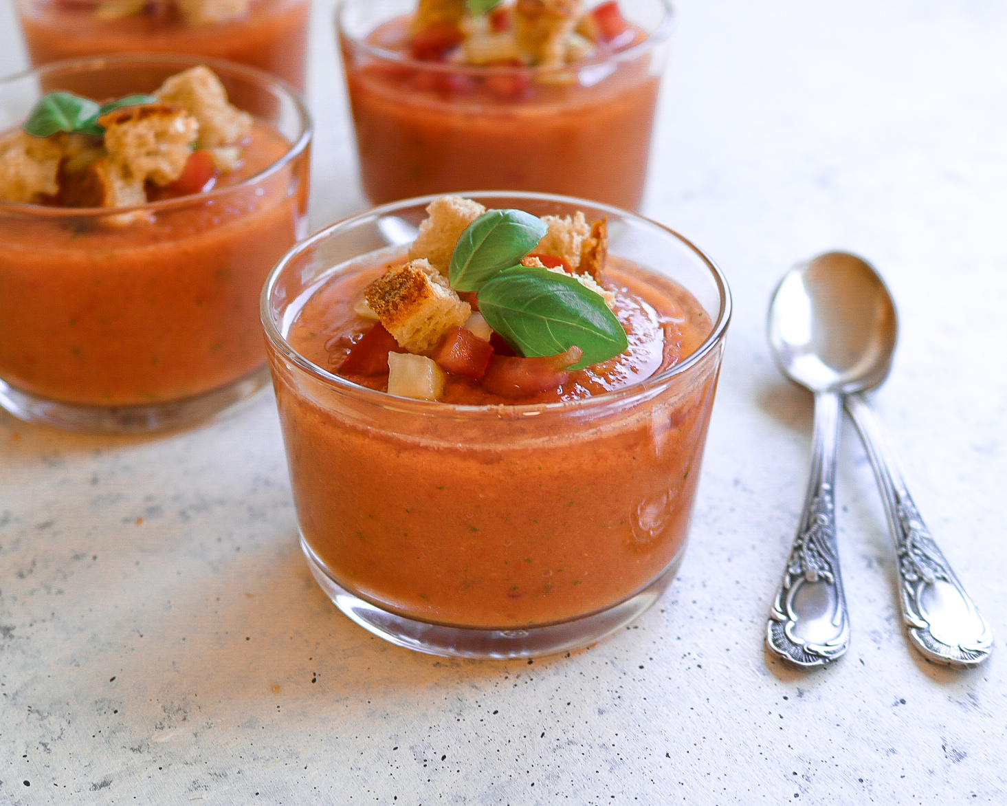 Gazpacho - šalta pomidorų sriuba