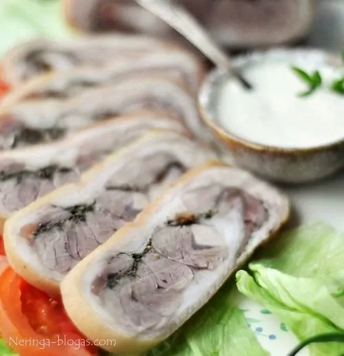 Karkos vyniotinis | Receptas