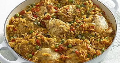 Arroz Con Pollo arba vištiena su ryžiais