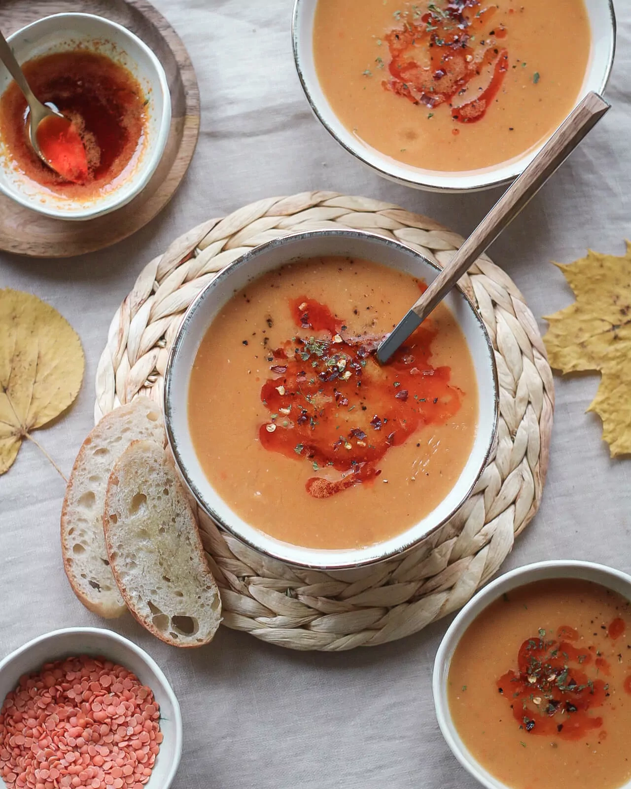 Turkiška raudonųjų lęšių sriuba
