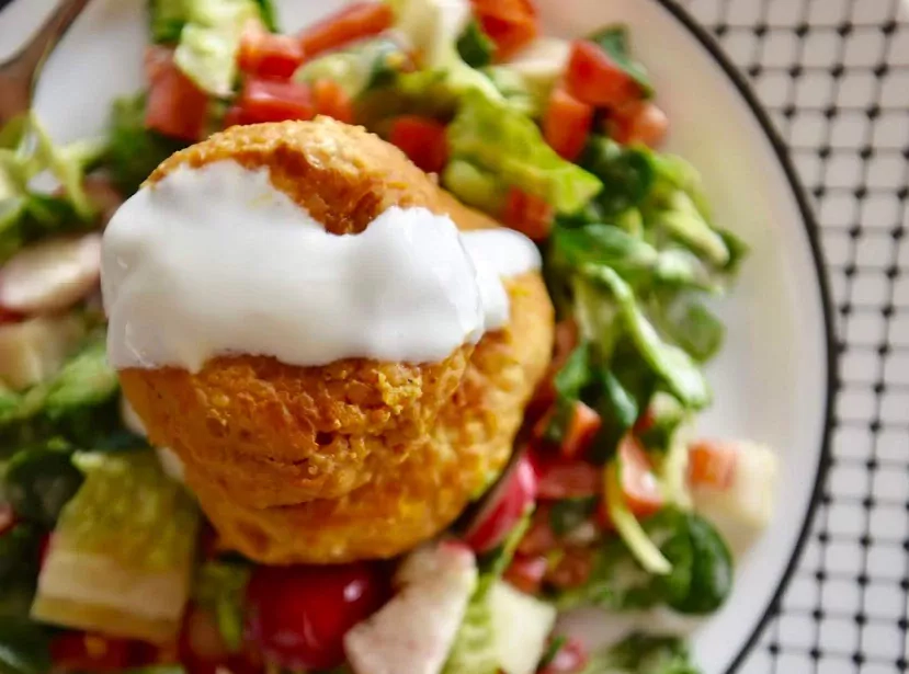 Saldžiųjų bulvių ir kalakutienos (arba vištienos) kukuliukai