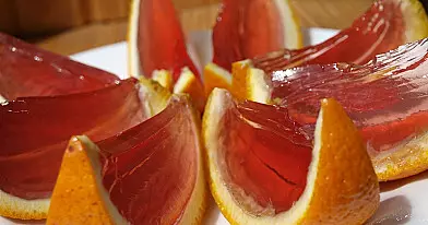 Desertas: Želė apelsinų skiltelėse pagal Beatą