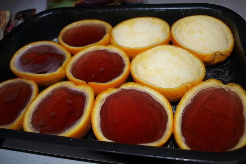 Desertas: Želė apelsinų skiltelėse pagal Beatą