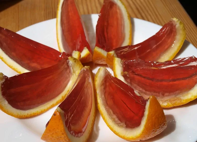 Desertas: Želė apelsinų skiltelėse pagal Beatą