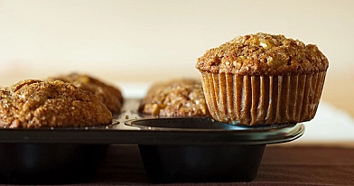 Apfel Haferflocken Muffins