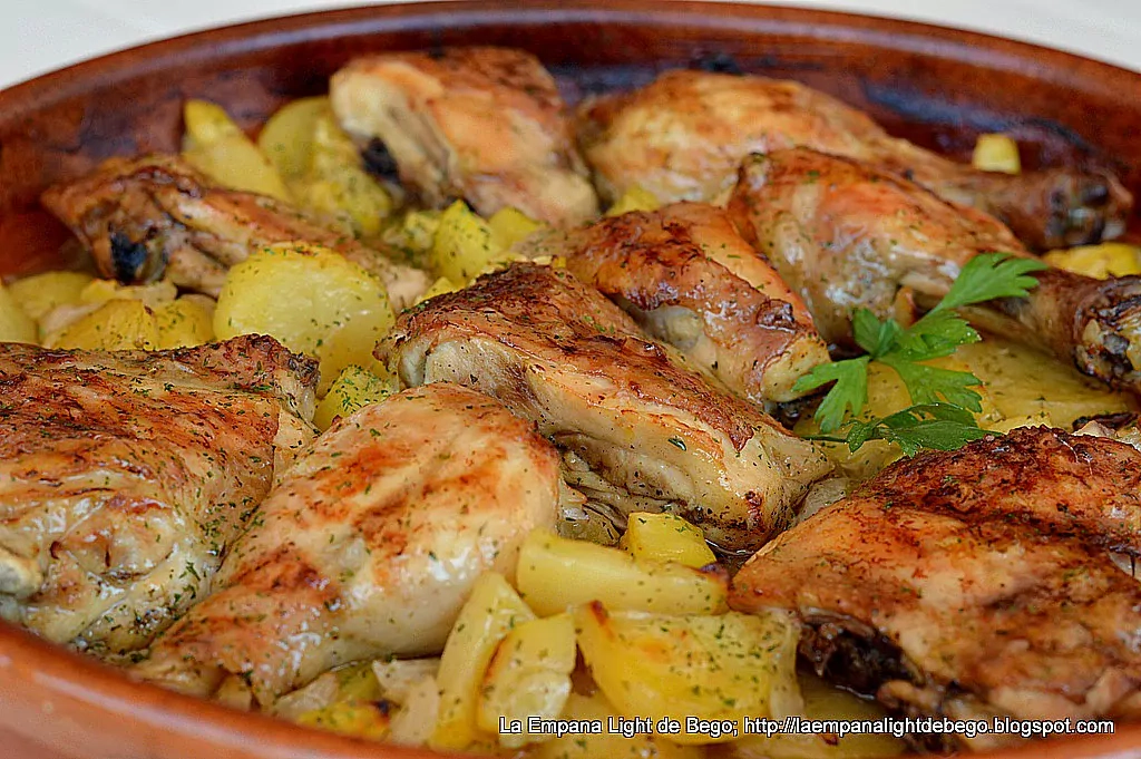 Pollo Asado al Ajillo con Limón