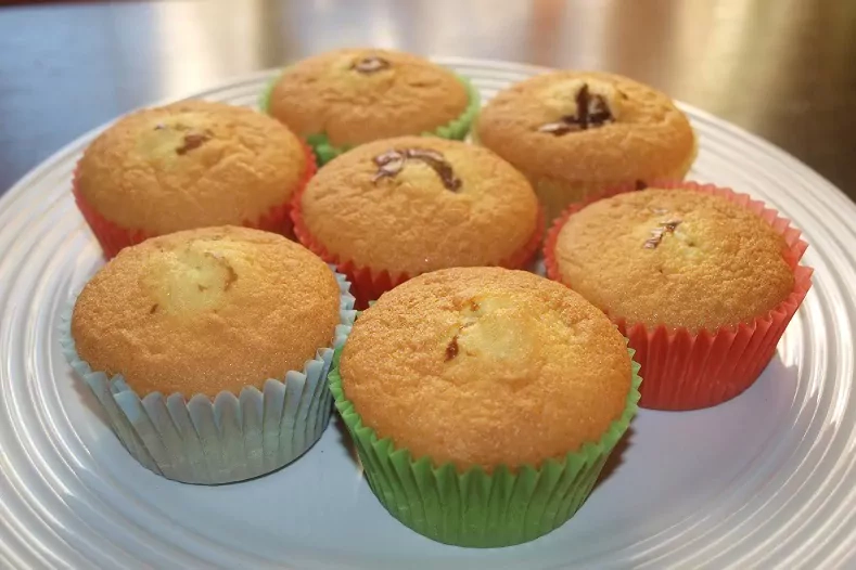 Keksiukai su šokoladiniu tepamu varškės sūriu