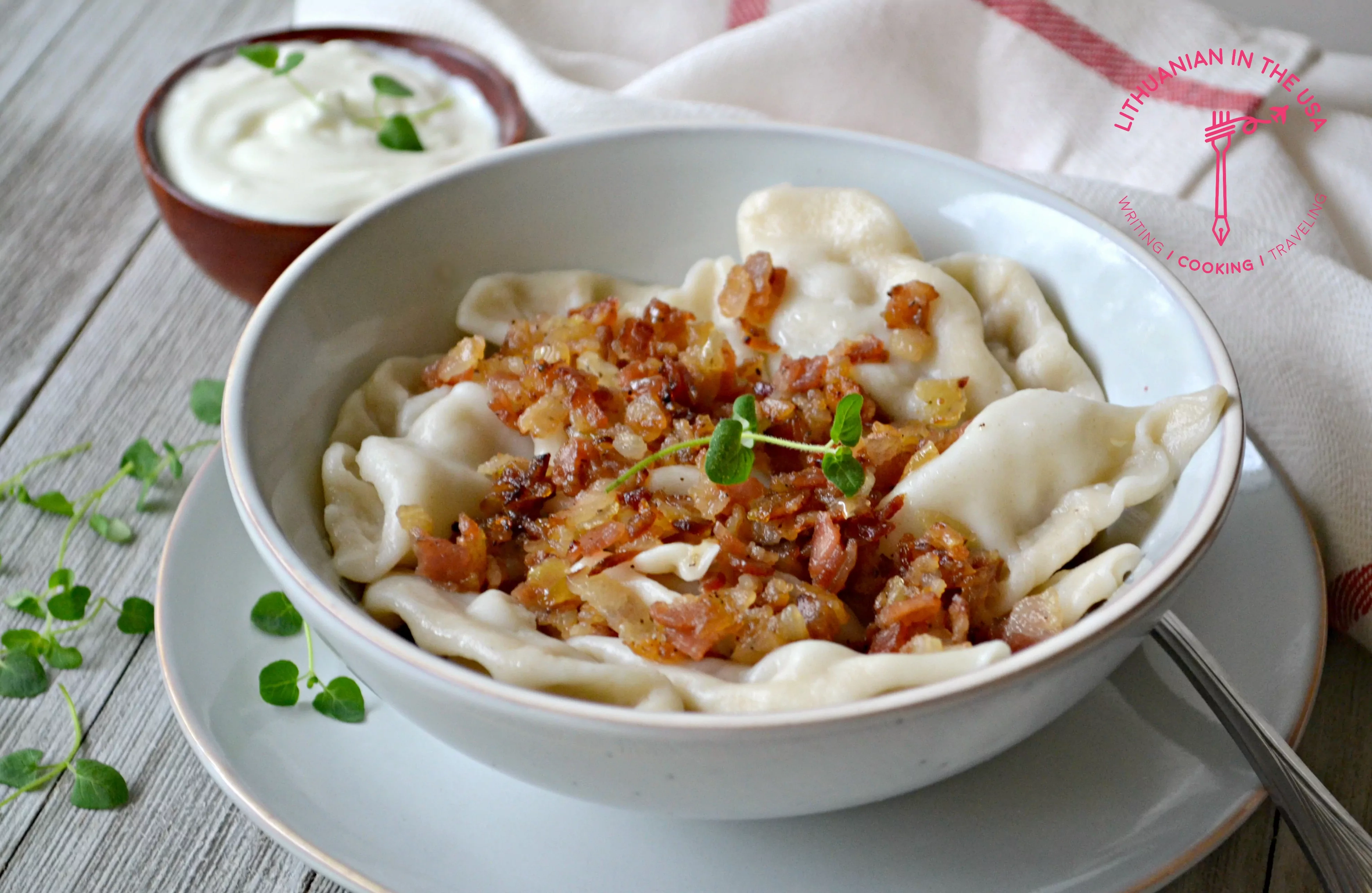 Traditional Lithuanian Dumplings (Koldūnai) with Pork