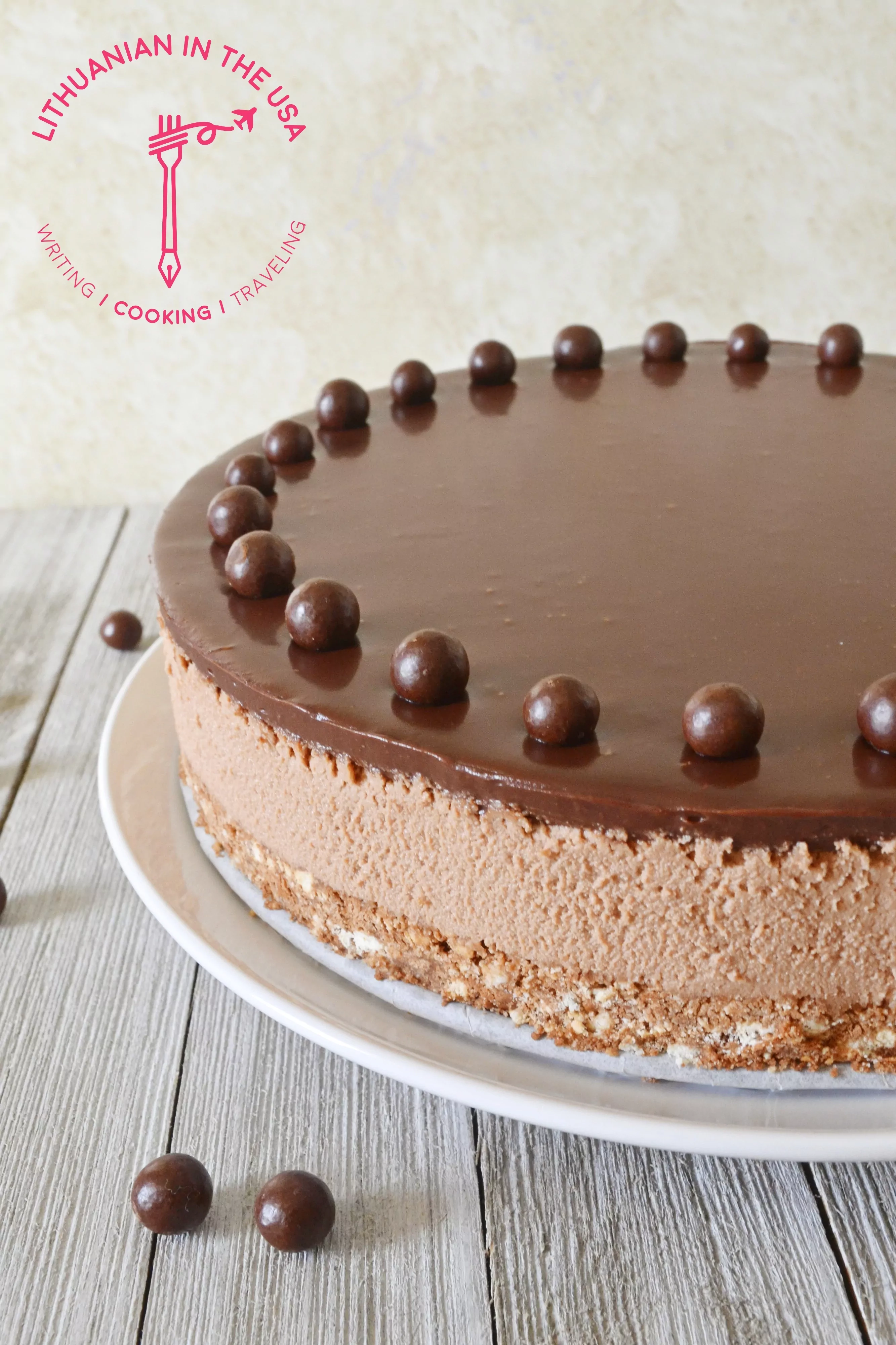 Nekeptas šokoladinis maskarponės sūrio tortas