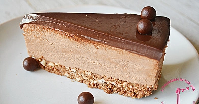No-Bake Chocolate Mascarpone Cheesecake