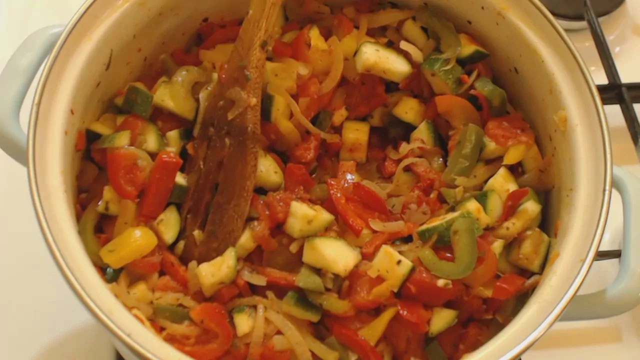 Leczo z Cukinią na Zimę do Słoików