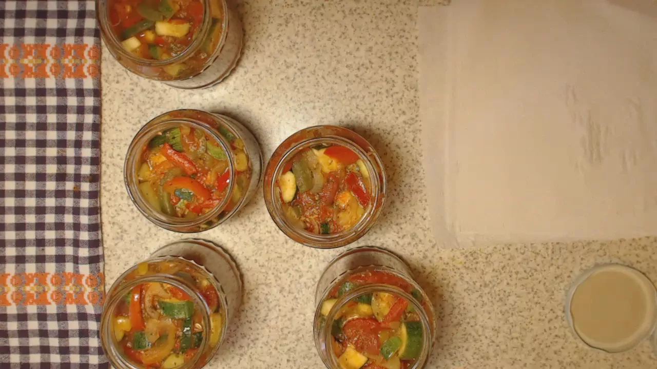 Leczo z Cukinią na Zimę do Słoików