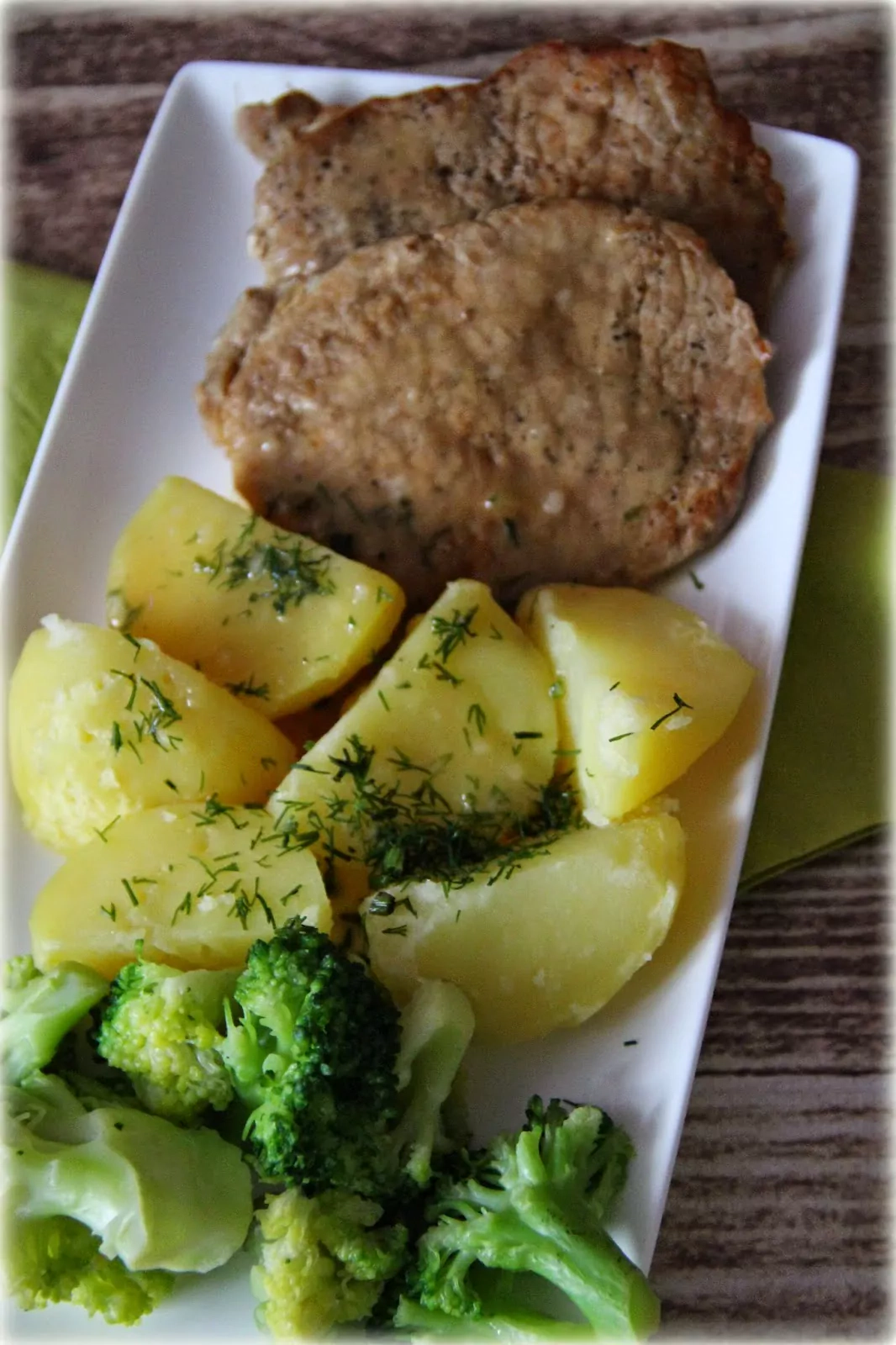 Schab w sosie własnym (danie z szybkowaru)