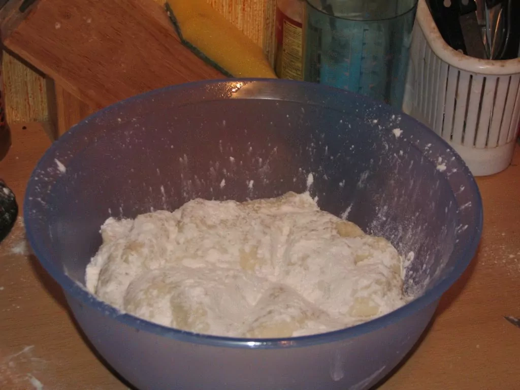 Vienkārša mājas baltmaize maize