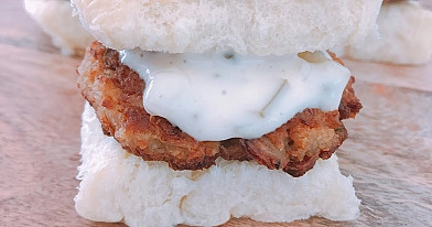 Crab Cake Sliders with Homemade Tartar Sauce