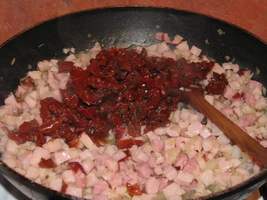 Makaroni a la carbonara LV style