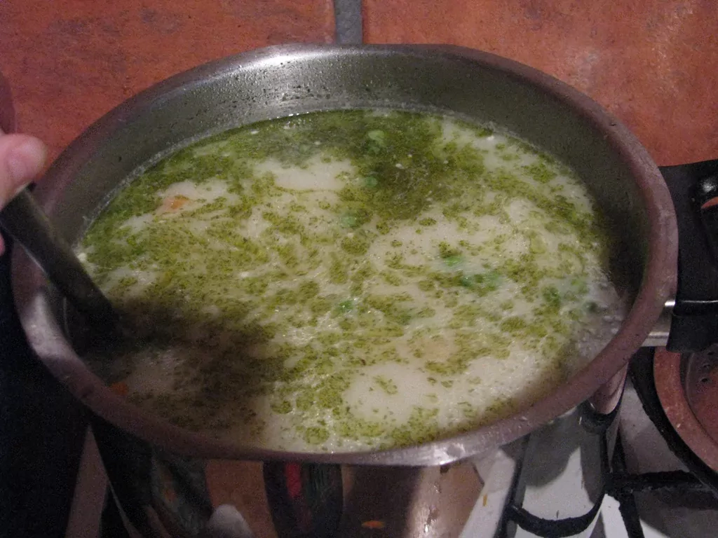 Fiksā siera zupa ar dārzeņiem