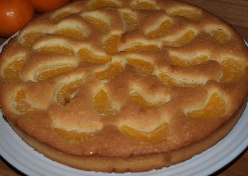 Pyragas su mandarinais