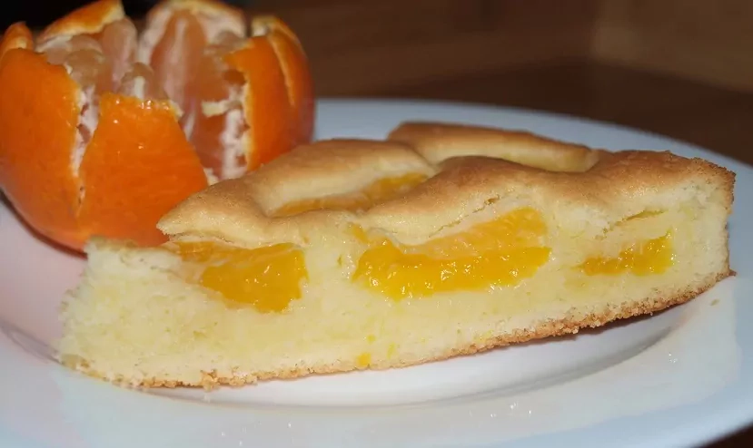 Pyragas su mandarinais