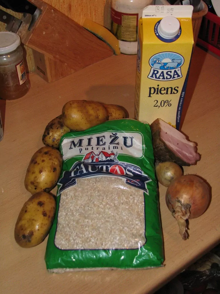 Miežu putraimu biezputra jeb bukstiņbiezputra