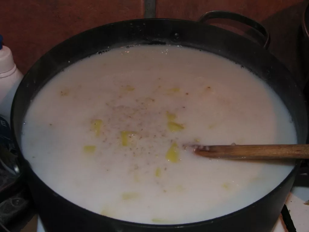 Miežu putraimu biezputra jeb bukstiņbiezputra